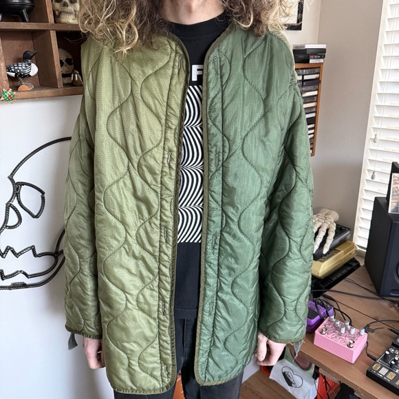 U.S. Military Other - 💀 SOLD 💀 Vintage 80s Military Green M-65 Extreme Cold Weather Parka Liner ~ M